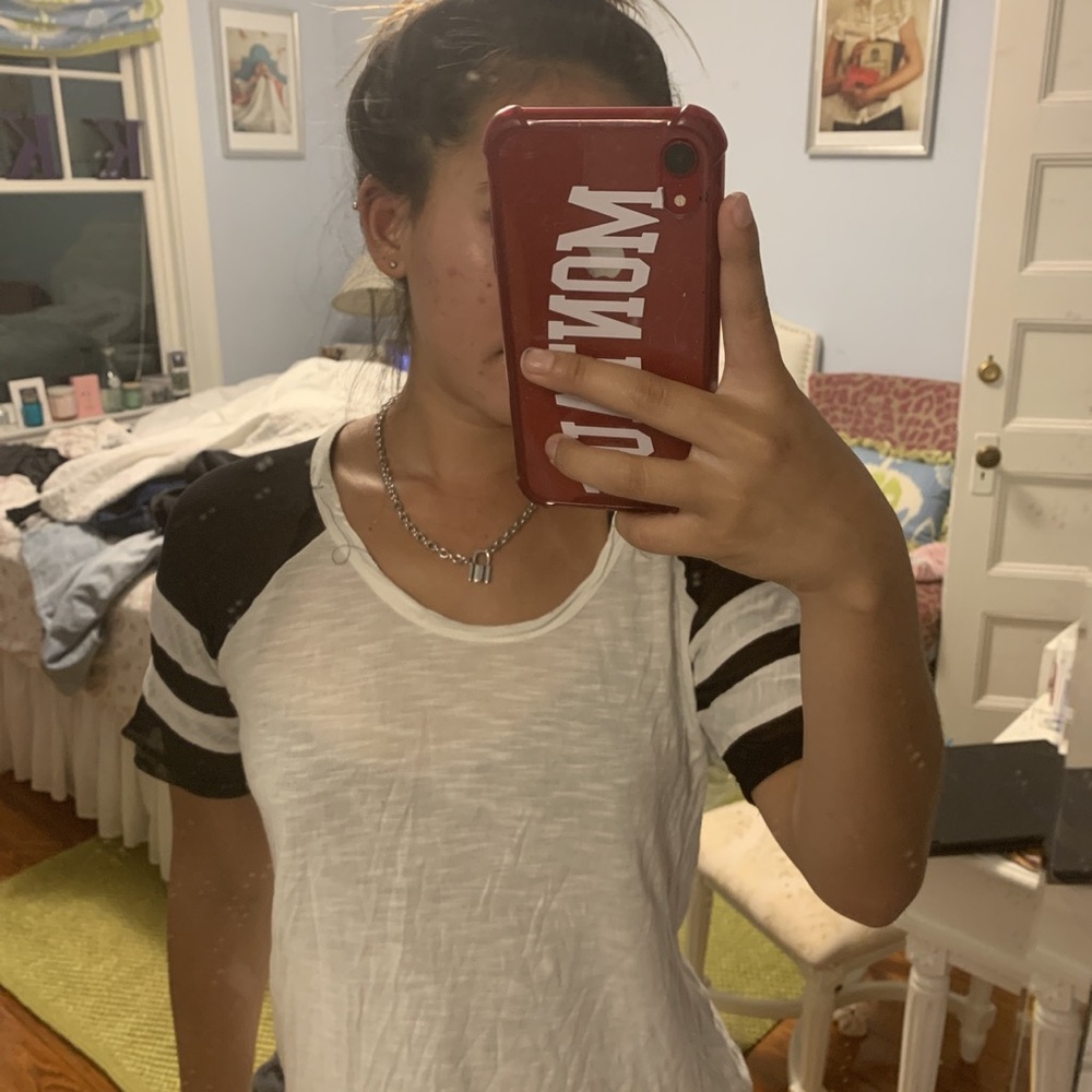 LF black n white top (: nvr worn